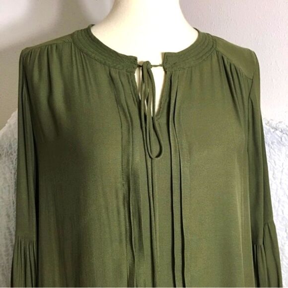 RO & DE Green Peasant Top Size M - Picture 6 of 9